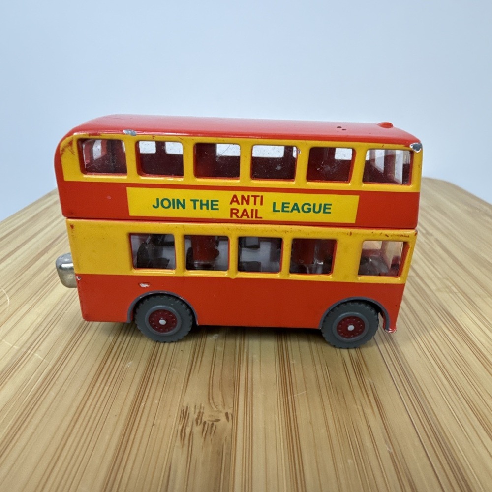 Red Bulgy Thomas the Train Railway Bus Double Decker Tank Engine Friends - Picture 2 of 7